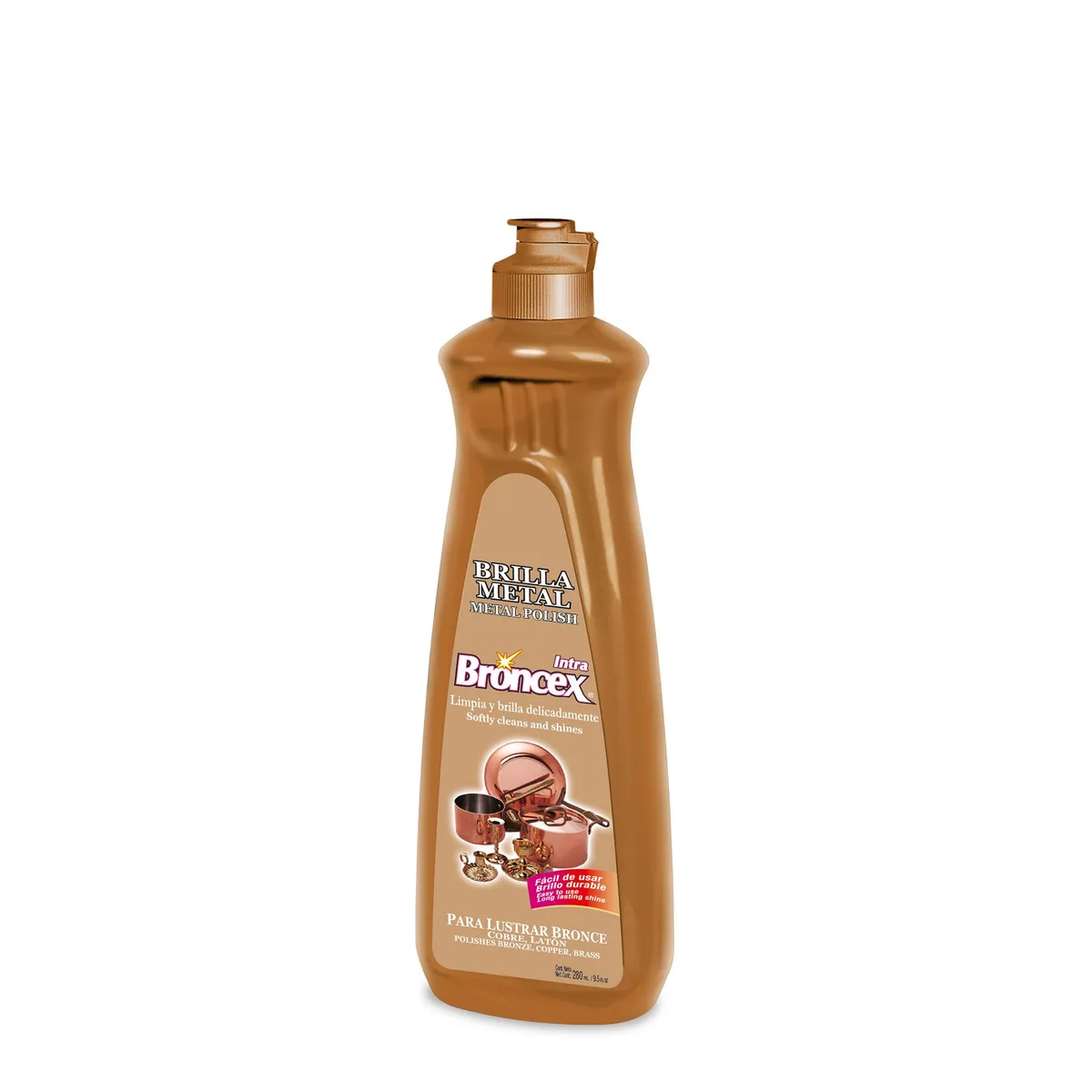 BRONCEX - Limpiador Líquido de Metales Broncex Envase 220 mL