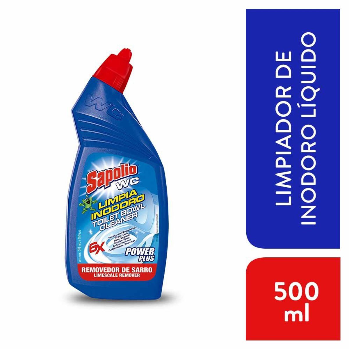 SAPOLIO - Limpiador Líquido Quitasarro para WC Sapolio Envase 500 g