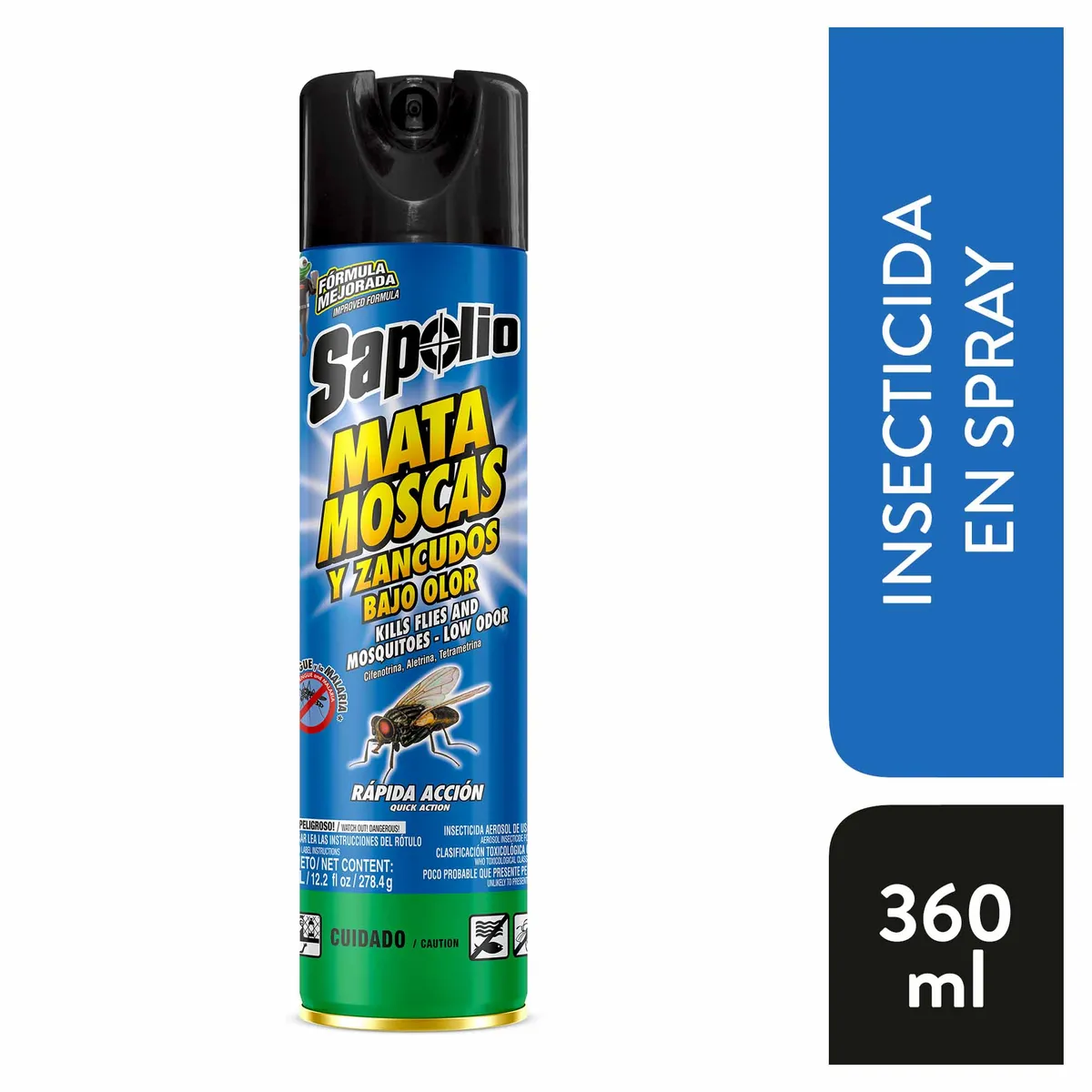 SAPOLIO - Insecticida en Spray Sapolio Mata Mosca Envase 360 mL