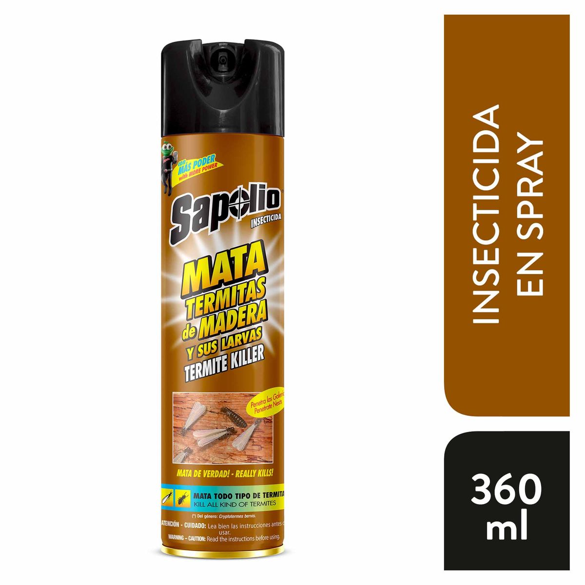 SAPOLIO - Insecticida en Spray Sapolio Mata Termitas de Madera Envase 360 mL