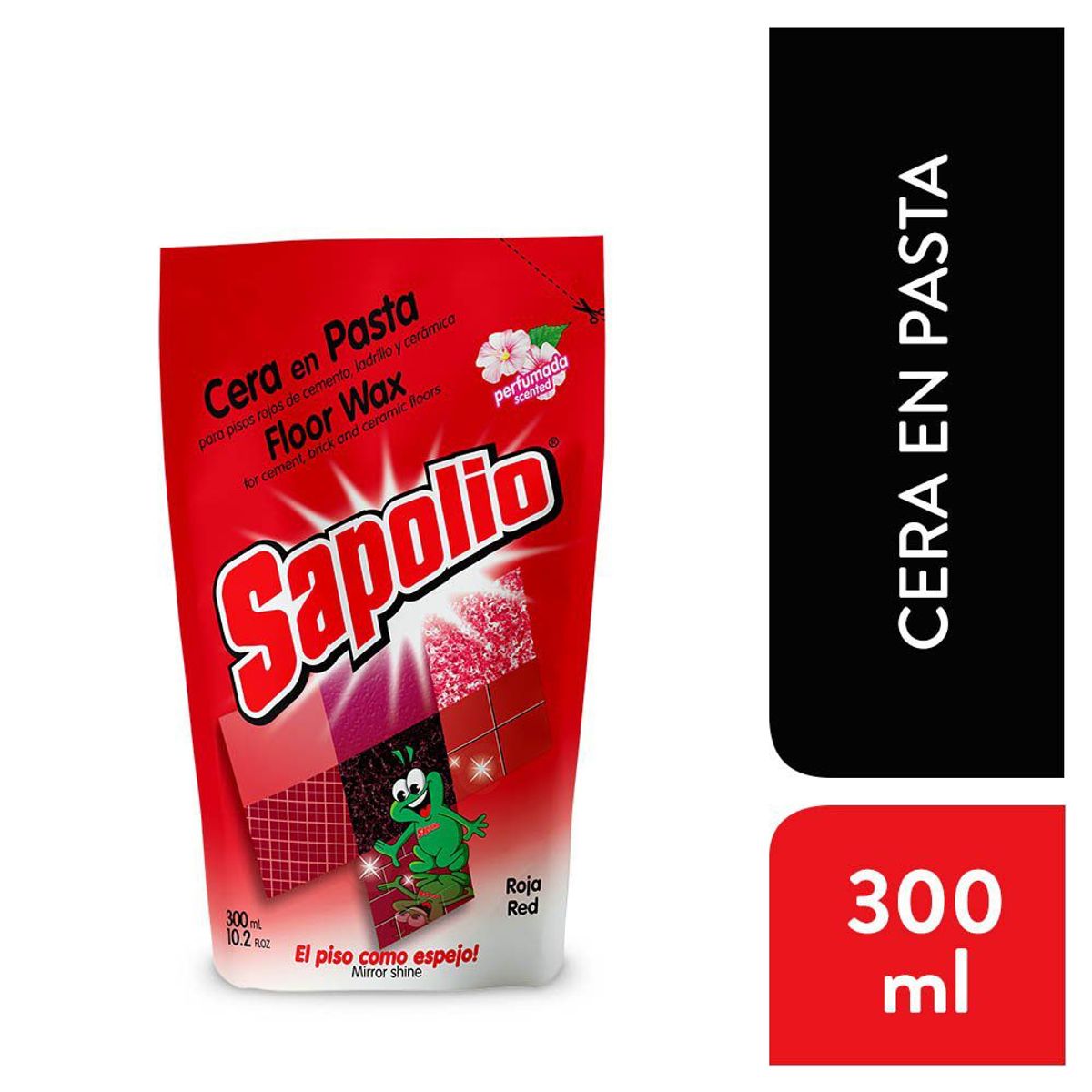 SAPOLIO - Cera en Pasta Sapolio Roja Doypack 300 mL