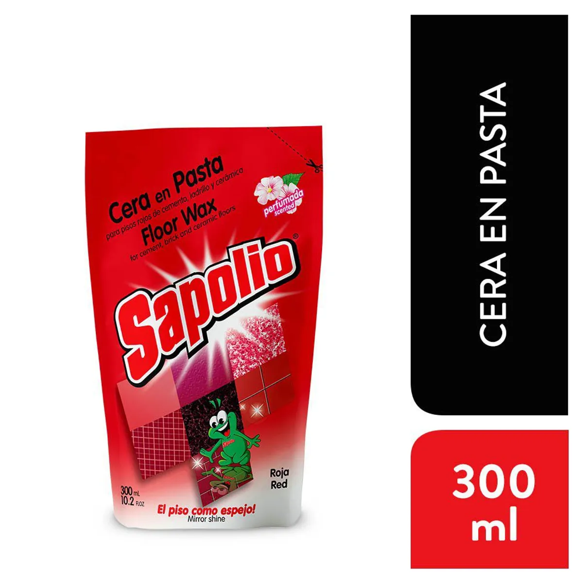 SAPOLIO - Cera en Pasta Sapolio Roja Doypack 300 mL