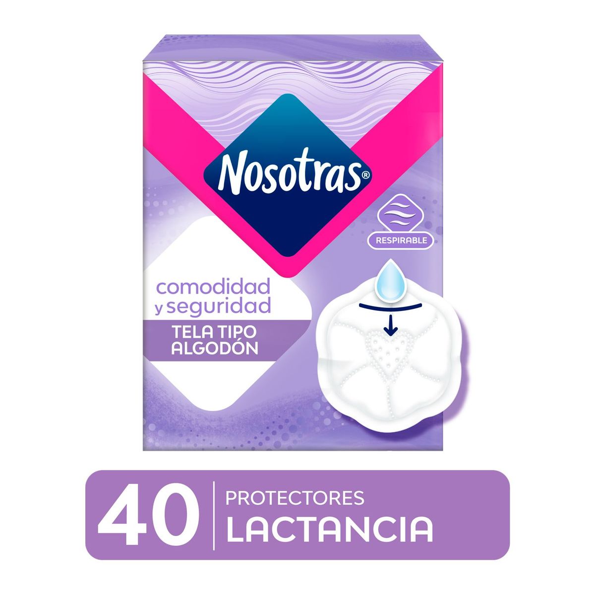 NOSOTRAS - Protectore Lactancia Nosotras Empaque 40 Und