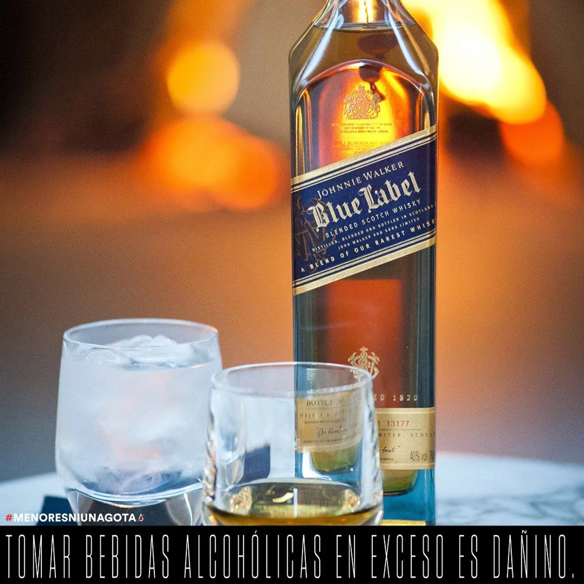 JOHNNIE WALKER - Whisky Johnnie Walker Blue Label Botella 750 mL