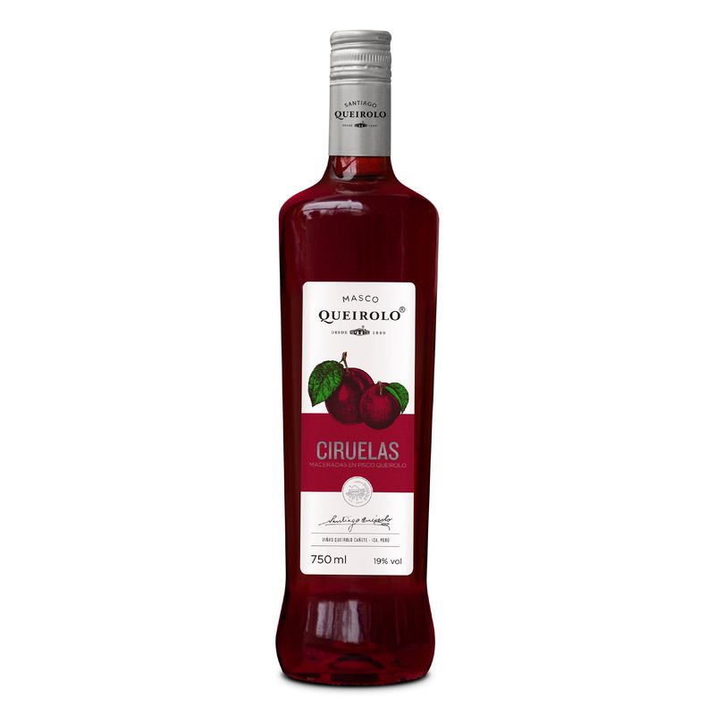 SANTIAGO QUEIROLO - Pisco Santiago Queirolo Macerado con Ciruelas Botella 750 mL