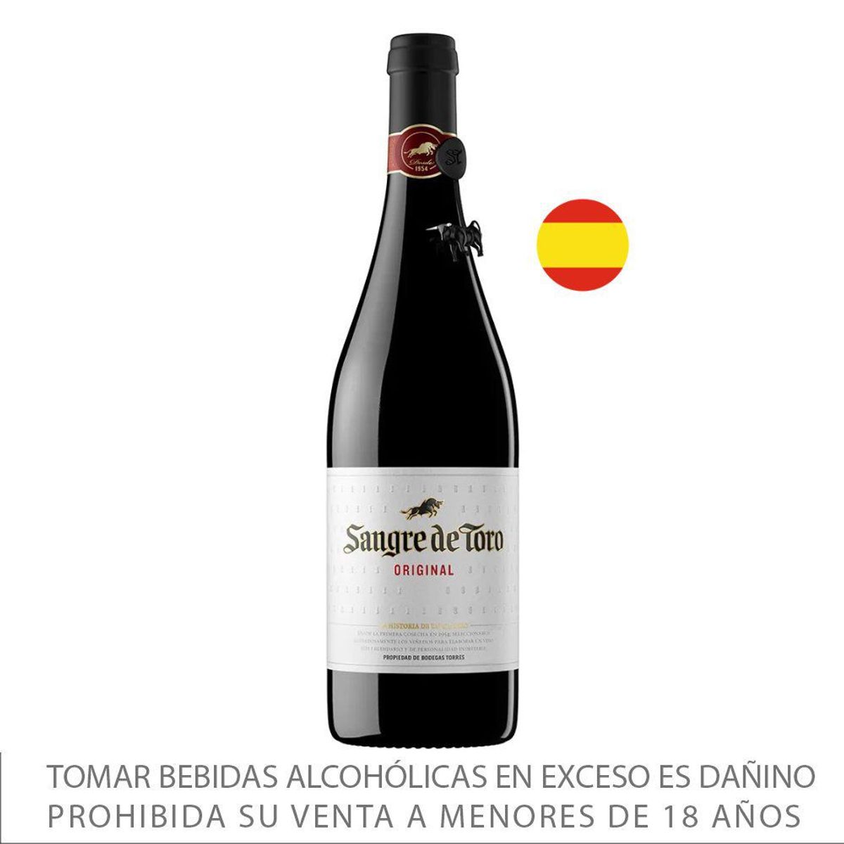 SANGRE DE TORO - Vino Tinto Sangre de Toro Botella 750 mL