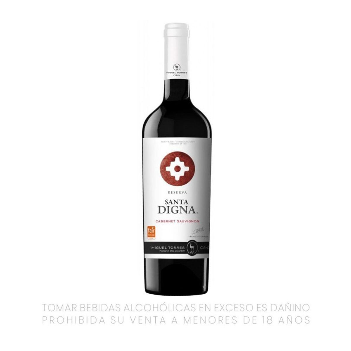 SANTA DIGNA - Vino Tinto Santa Digna Botella 750 mL