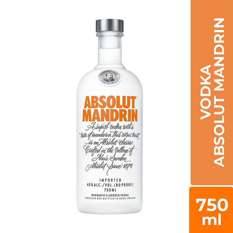 ABSOLUT - Vodka Mandrin Absolut 31.6° 750 mL