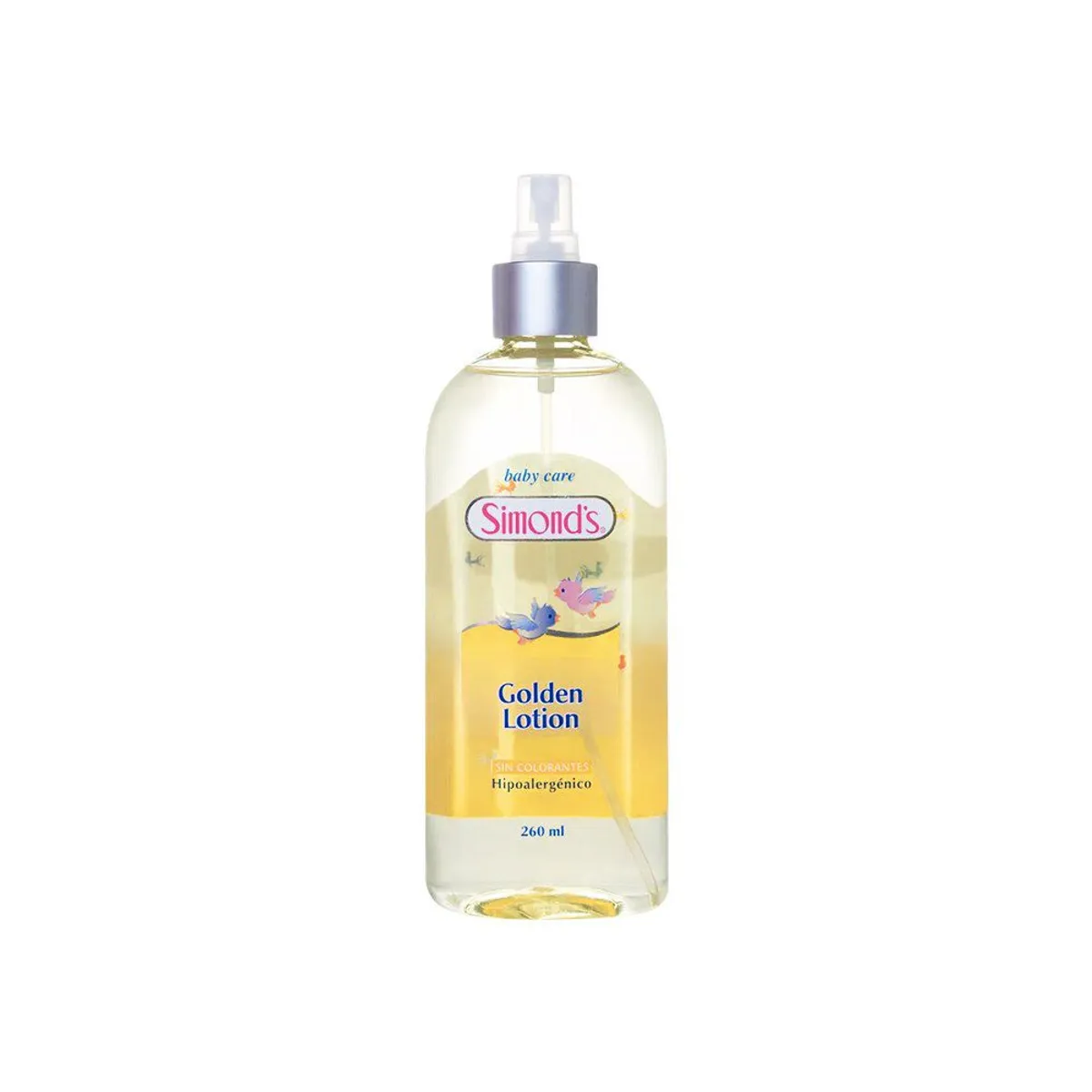 SIMONDS - Loción Dorada Bebé Simonds Envase 260 mL