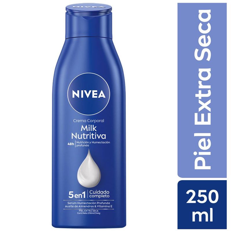 NIVEA - Crema Corporal Nivea Nutritiva Piel Extra Seca Envase 250 mL