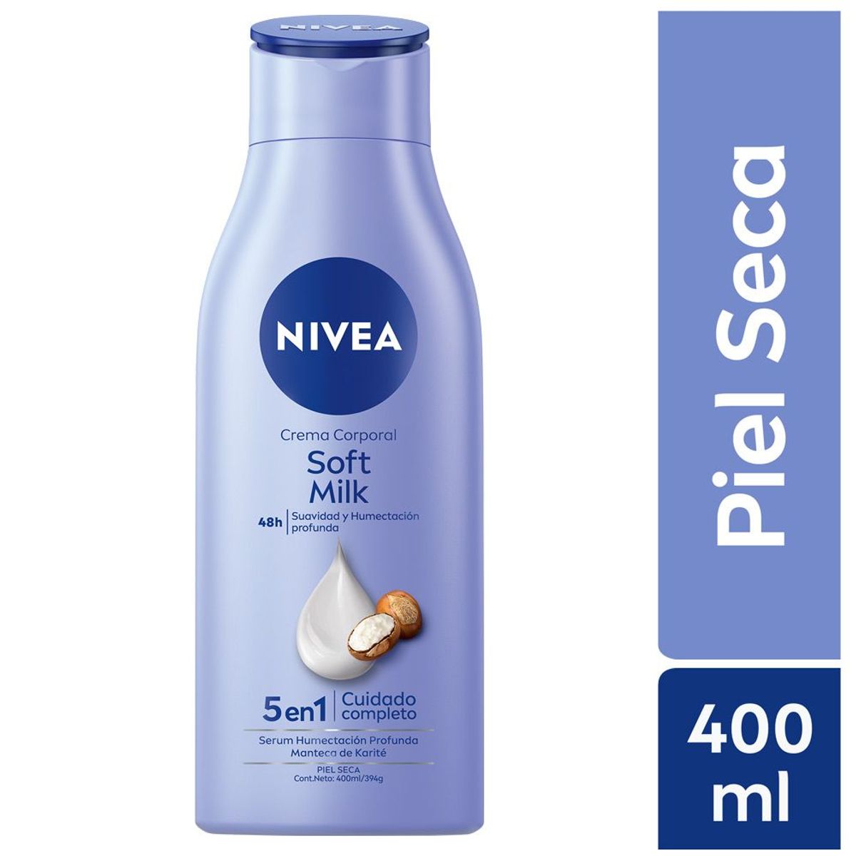 NIVEA - NIVEA BODY MILK SOFT 400ML S/B