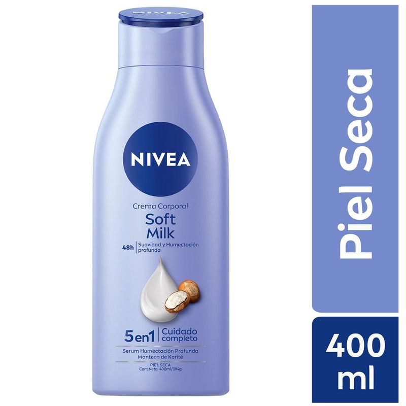 NIVEA - NIVEA BODY MILK SOFT 400ML S/B