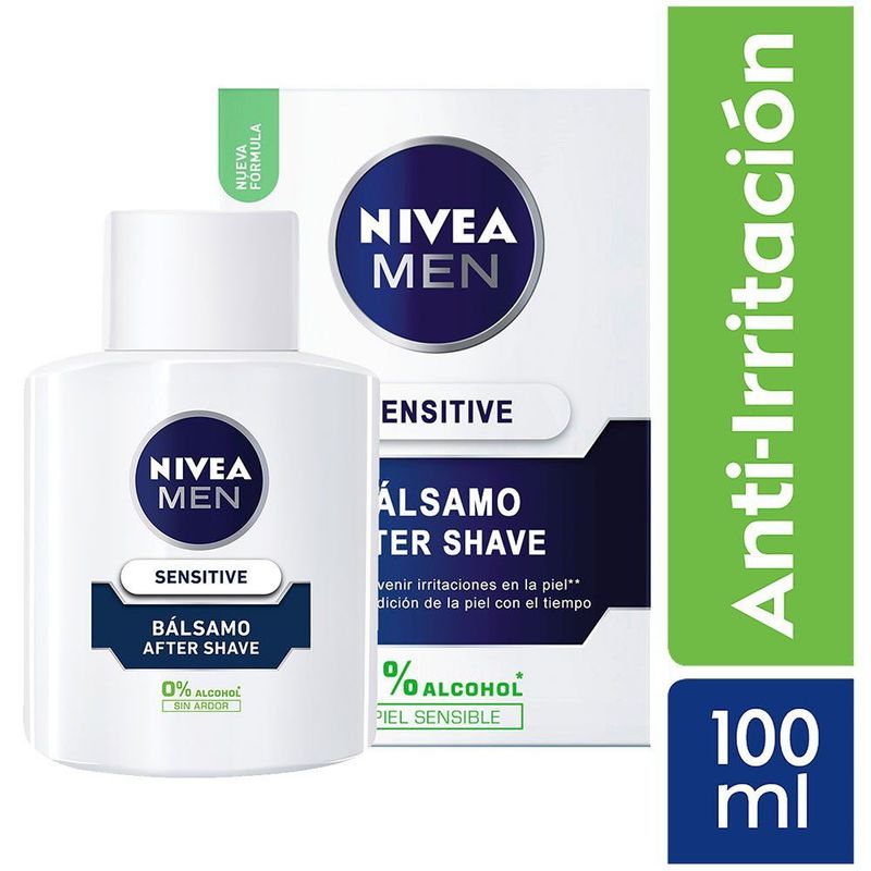 NIVEA - Bálsamo Post Afeitado Nivea Men Anti Irritación Envase 100 mL