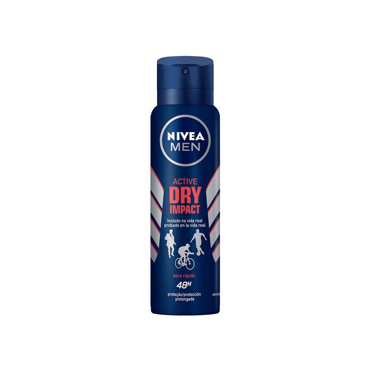 NIVEA - Desodorante en Spray Nivea Men Active Dry Impact Envase 150 mL