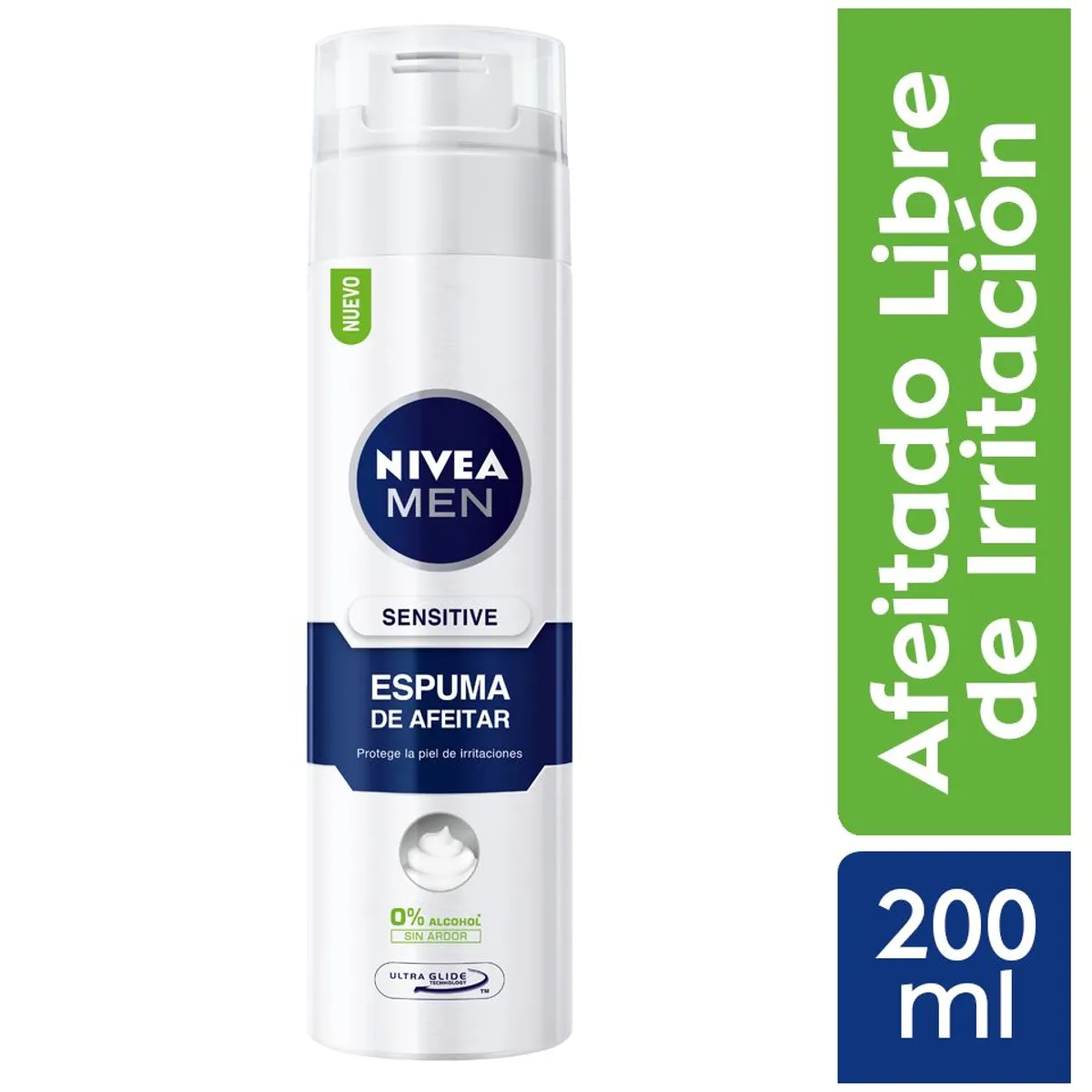 NIVEA - Espuma de Afeitar Nivea Men Sensitive Envase 200 mL