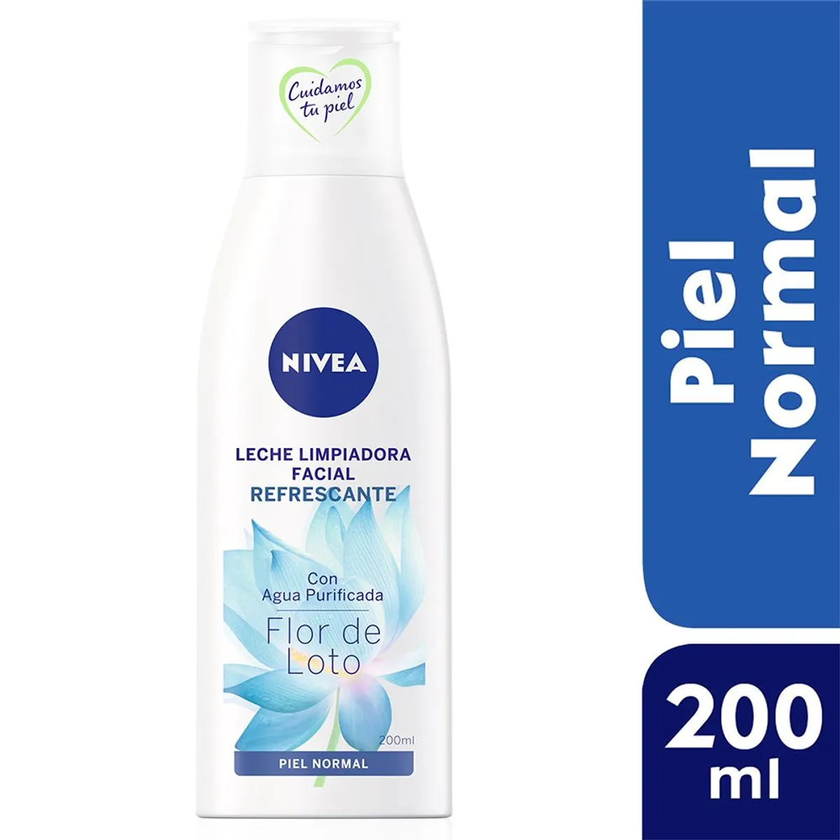 NIVEA - Leche Limpiadora Facial Nivea Refrescante Envase 200 mL