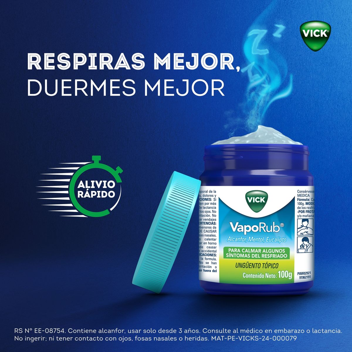 VICKS - Ungüento Vick Vaporub tópico Envase 100 g