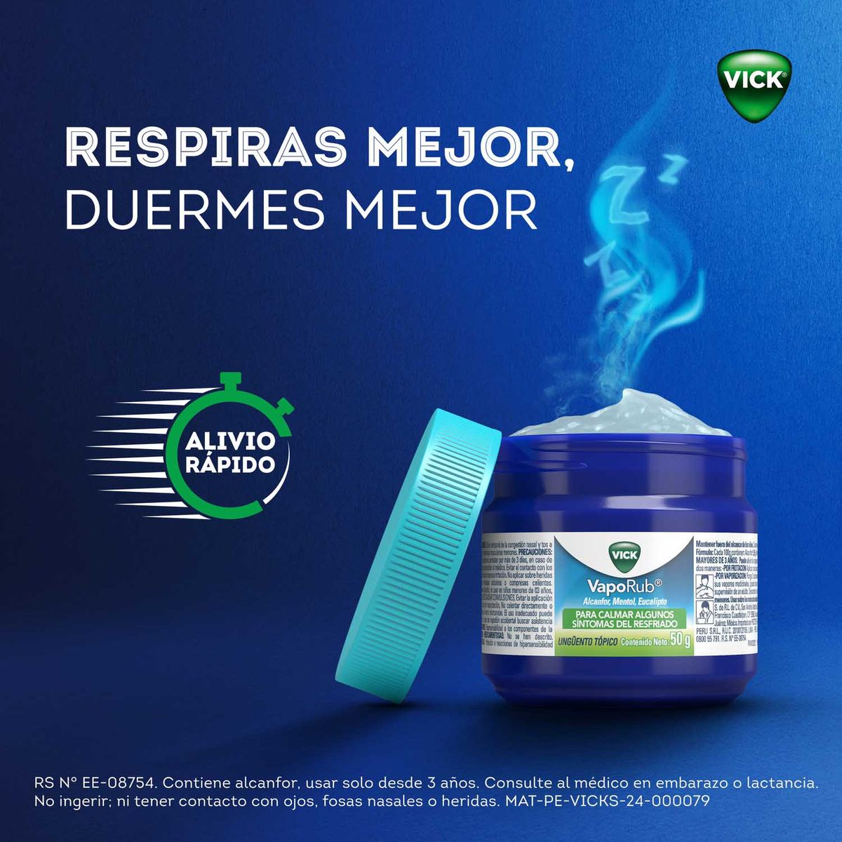 VICKS - Ungüento Vick Vaporub tópico Envase 50 g