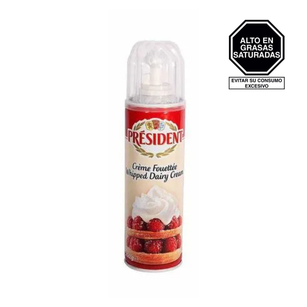PRESIDENT - Crema Chantilly President en Spray Lata 250 g