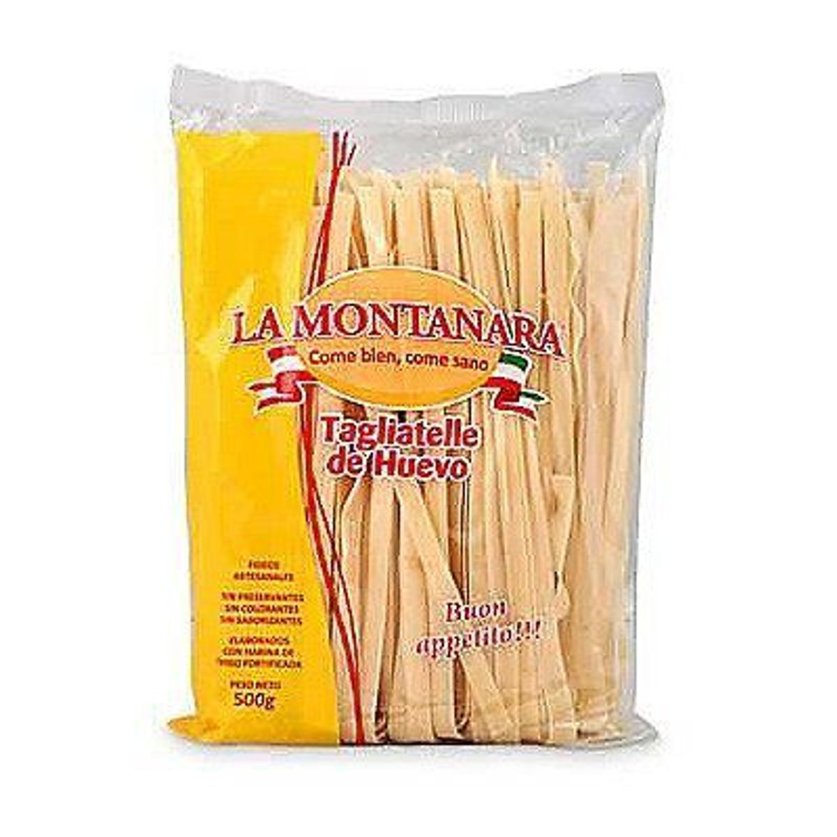 MONTANARA - Fideo Tagliatelle de Huevo Montanara Bolsa 500 g