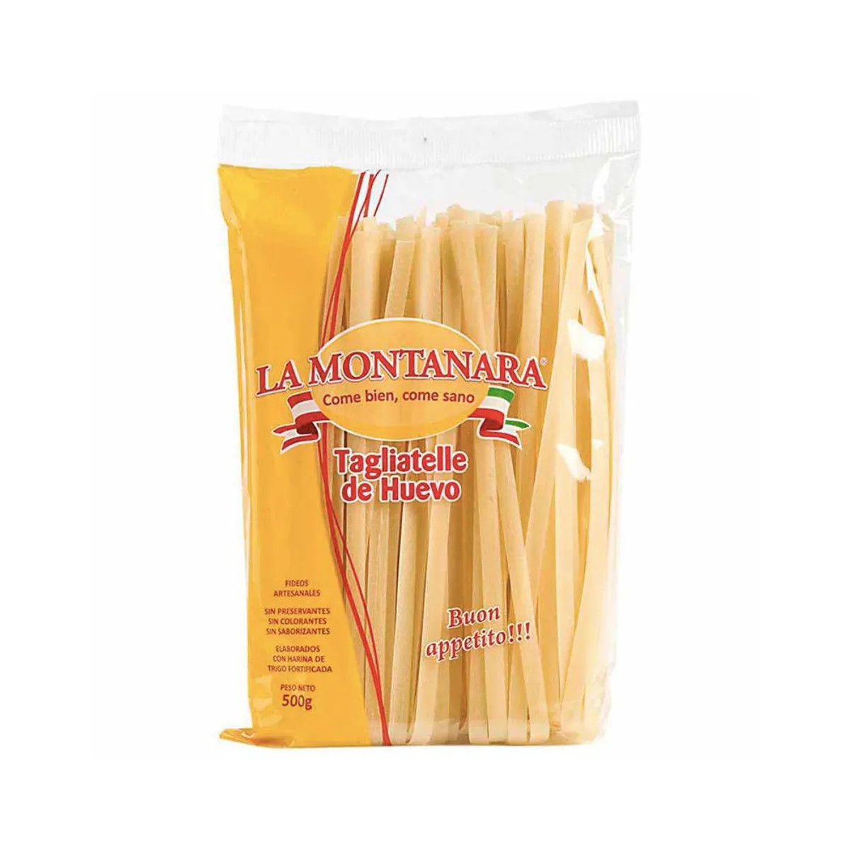 MONTANARA - Fideo Tagliatelle de Huevo Montanara Bolsa 500 g