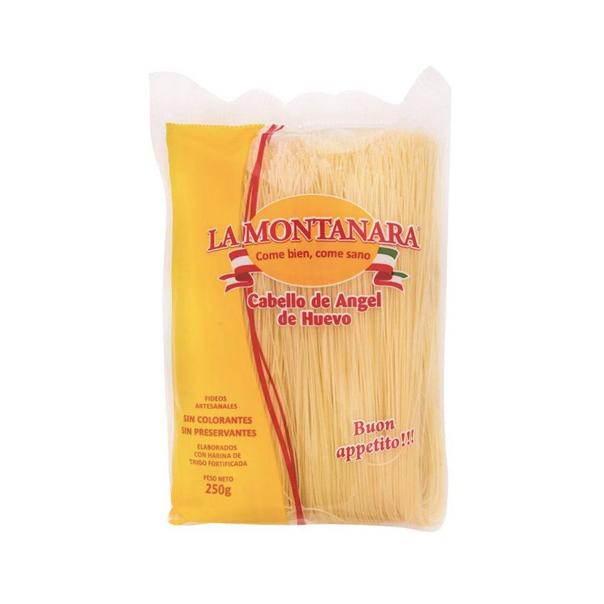 MONTANARA - Fideo Cabello de Ángel Montanara Bolsa 250 g