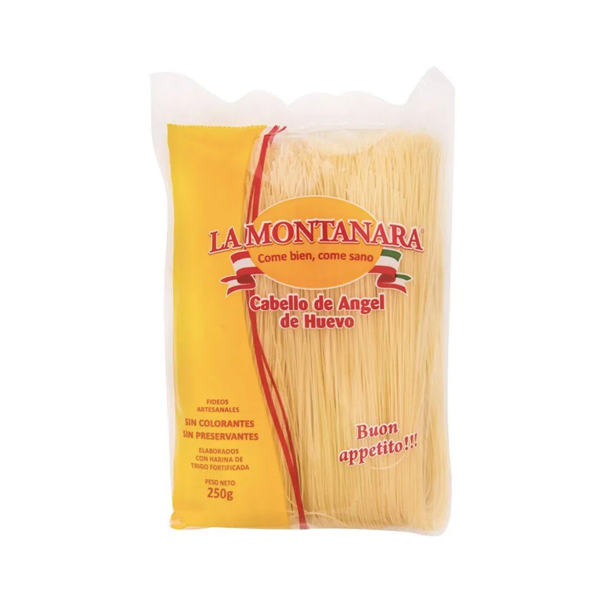 MONTANARA - Fideo Cabello de Ángel Montanara Bolsa 250 g