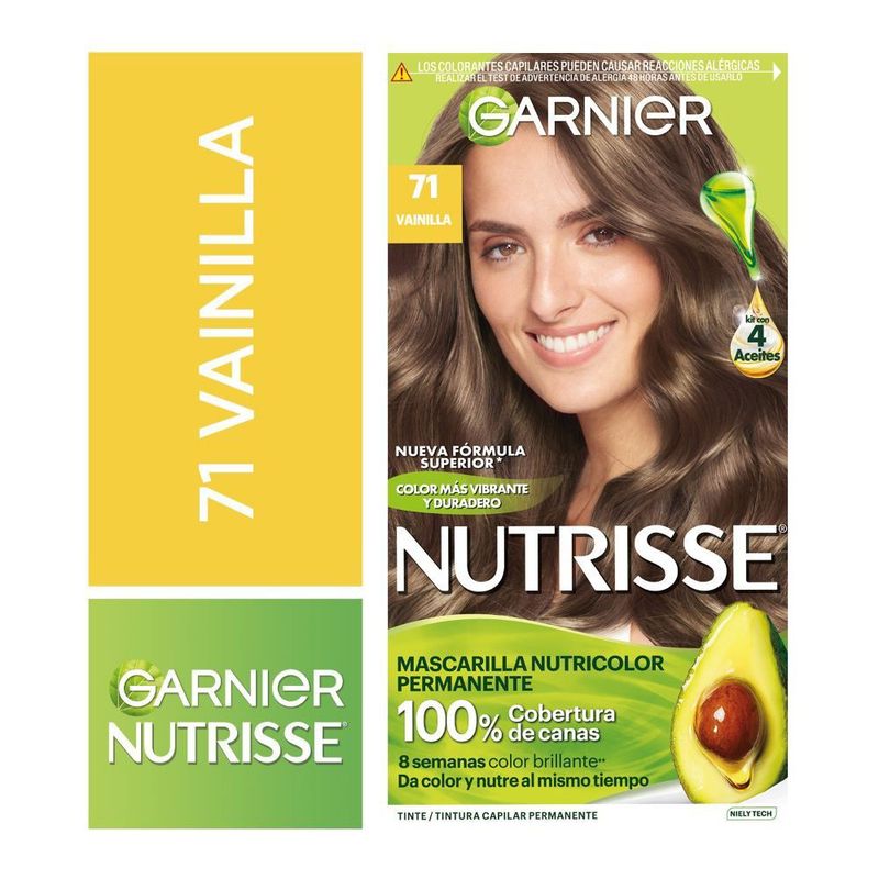 NUTRISSE - Tinte para Cabello 71 Vainilla Nutrisse 157 mL Garnier