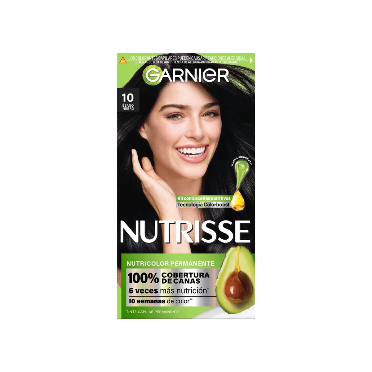 NUTRISSE - Tinte Nutrisse Tono 10 Ebano Negro