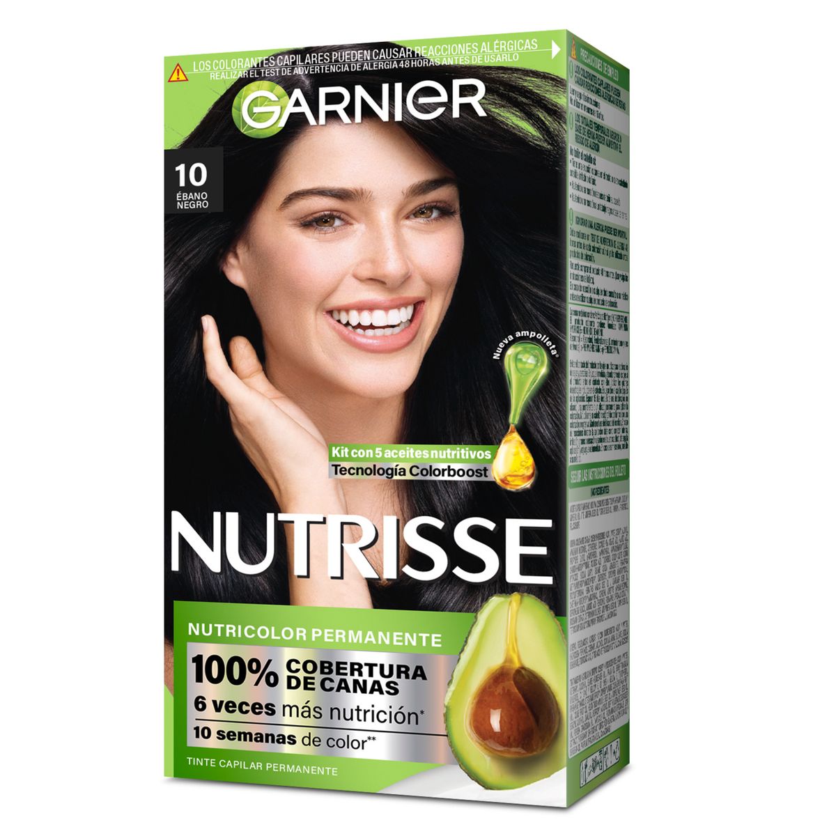 NUTRISSE - Tinte Nutrisse Tono 10 Ebano Negro