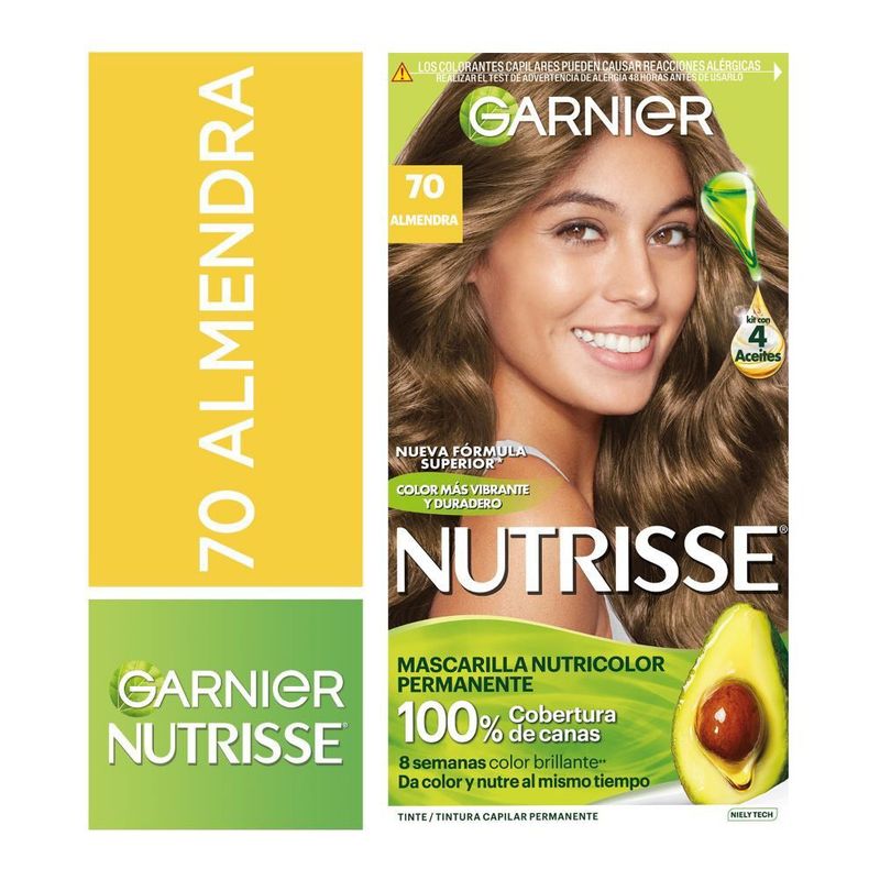 NUTRISSE - Kit Tinte Capilar Nutrisse Tono 70 Almendra Nutrisse