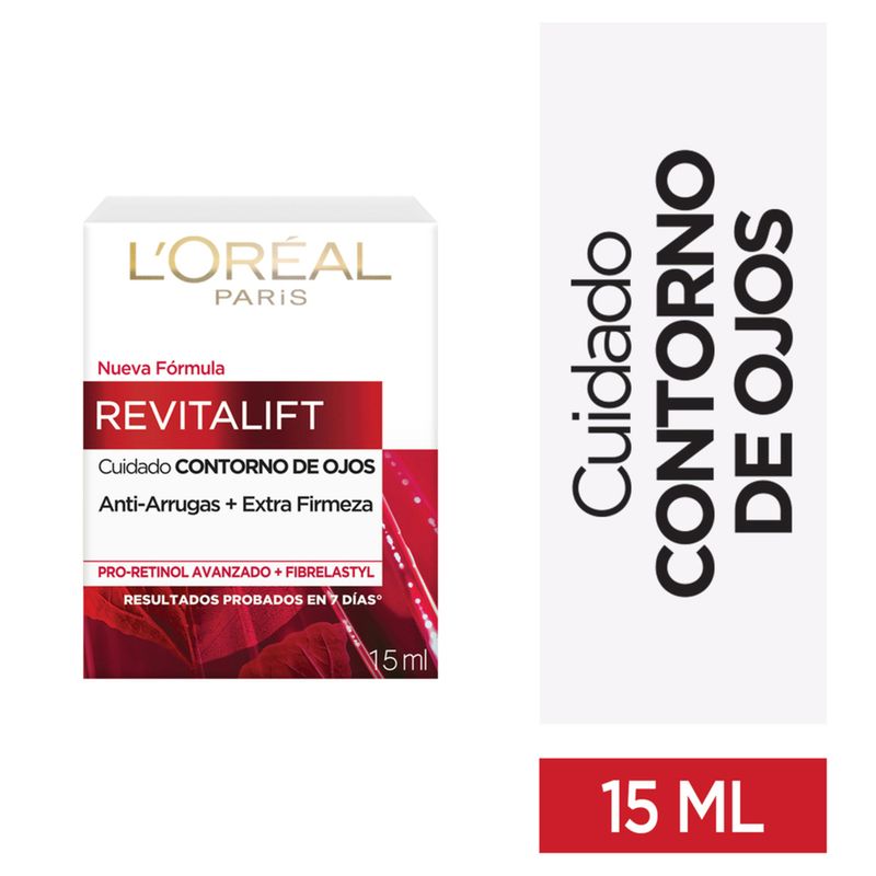 LOREAL PARIS - Crema Loreal Paris Revitalift Ojos Envase 15 mL