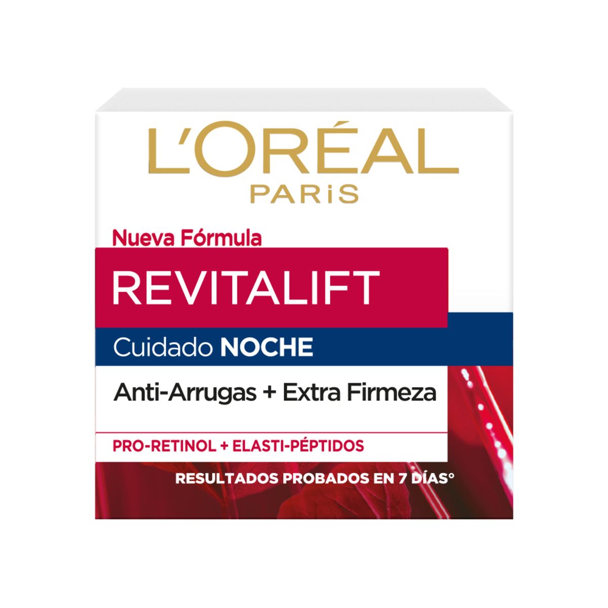 LOREAL PARIS - Crema Facial Loreal Revitalift Noche Envase 50 mL