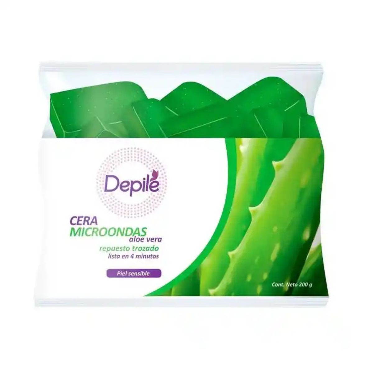 DEPILE - Repuesto de Cera Microondas Aloe Depilé Bolsa 200 g