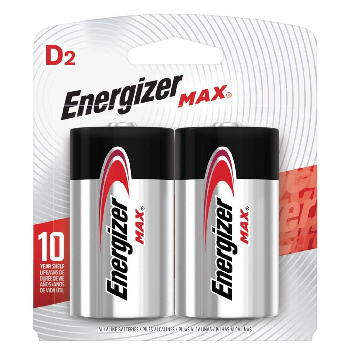 ENERGIZER - Pilas Alcalinas D X2Un