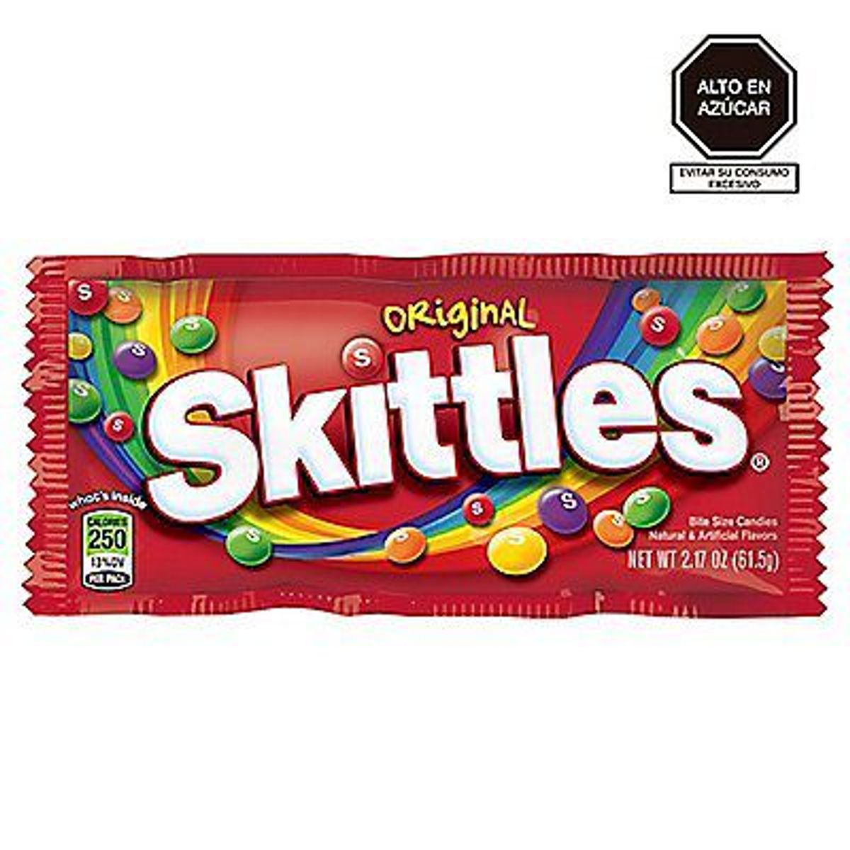 SKITTLES - Caramelos Skittles Original Bolsa 61.5 g