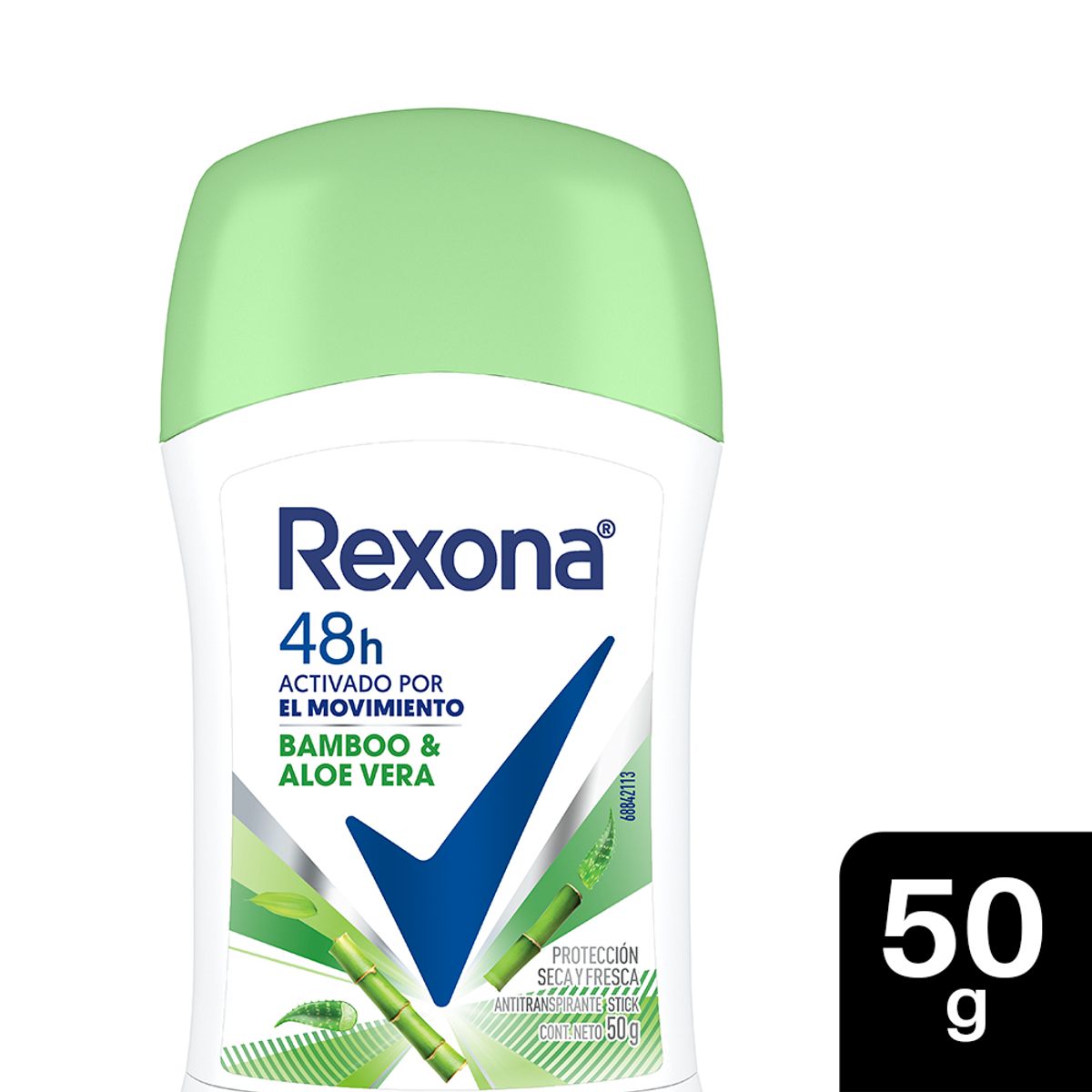 REXONA - Antitranspirante en Barra Rexona Women Bambú Envase 50 g