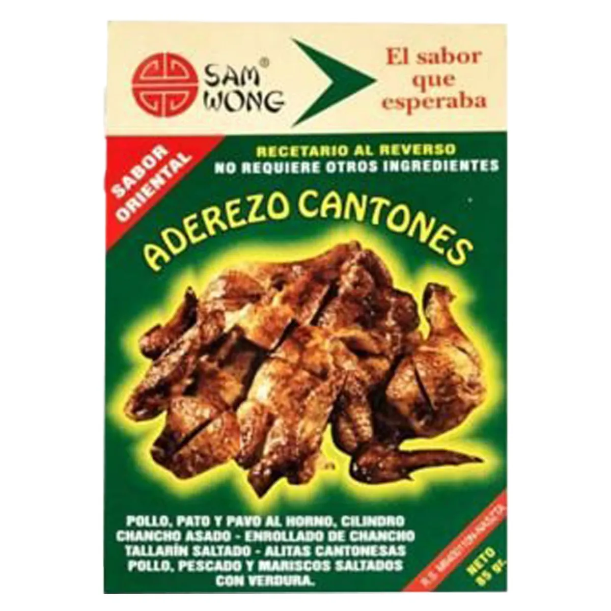 SAM WONG - Aderezo Cantonés Sam Wong Caja 85 g