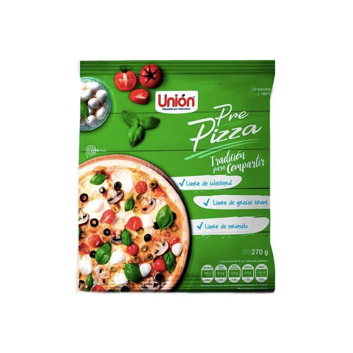 UNION - Pre Pizza Unión Bolsa 270 g