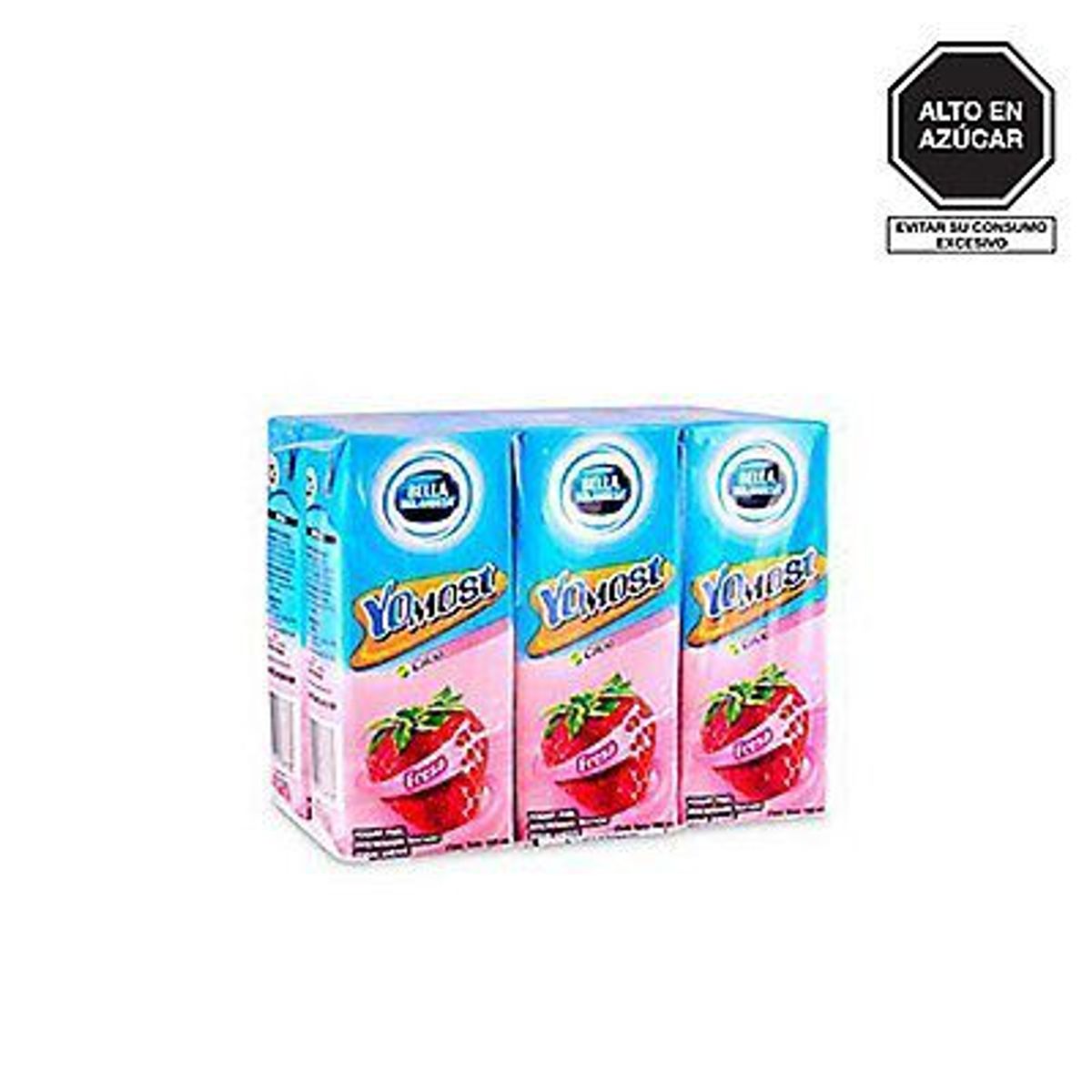 YO MOST - Yogurt Fresa Yomost Pack 6 Unidades 180 mL