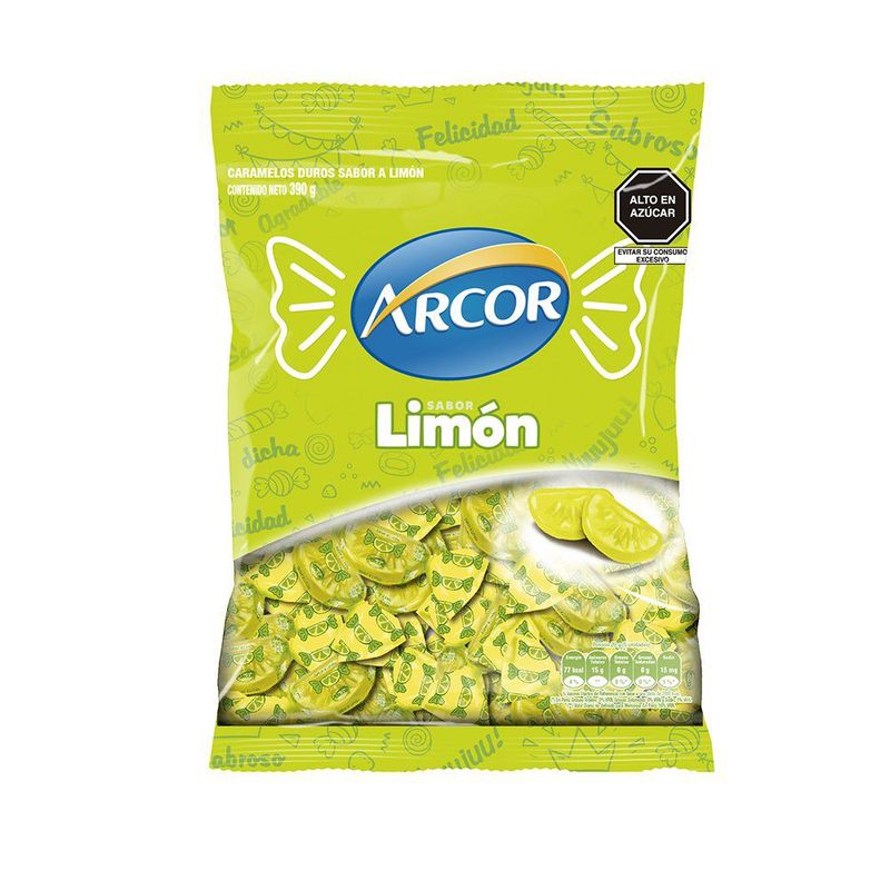 ARCOR - Caramelos de Limón Arcor 100 Unidades
