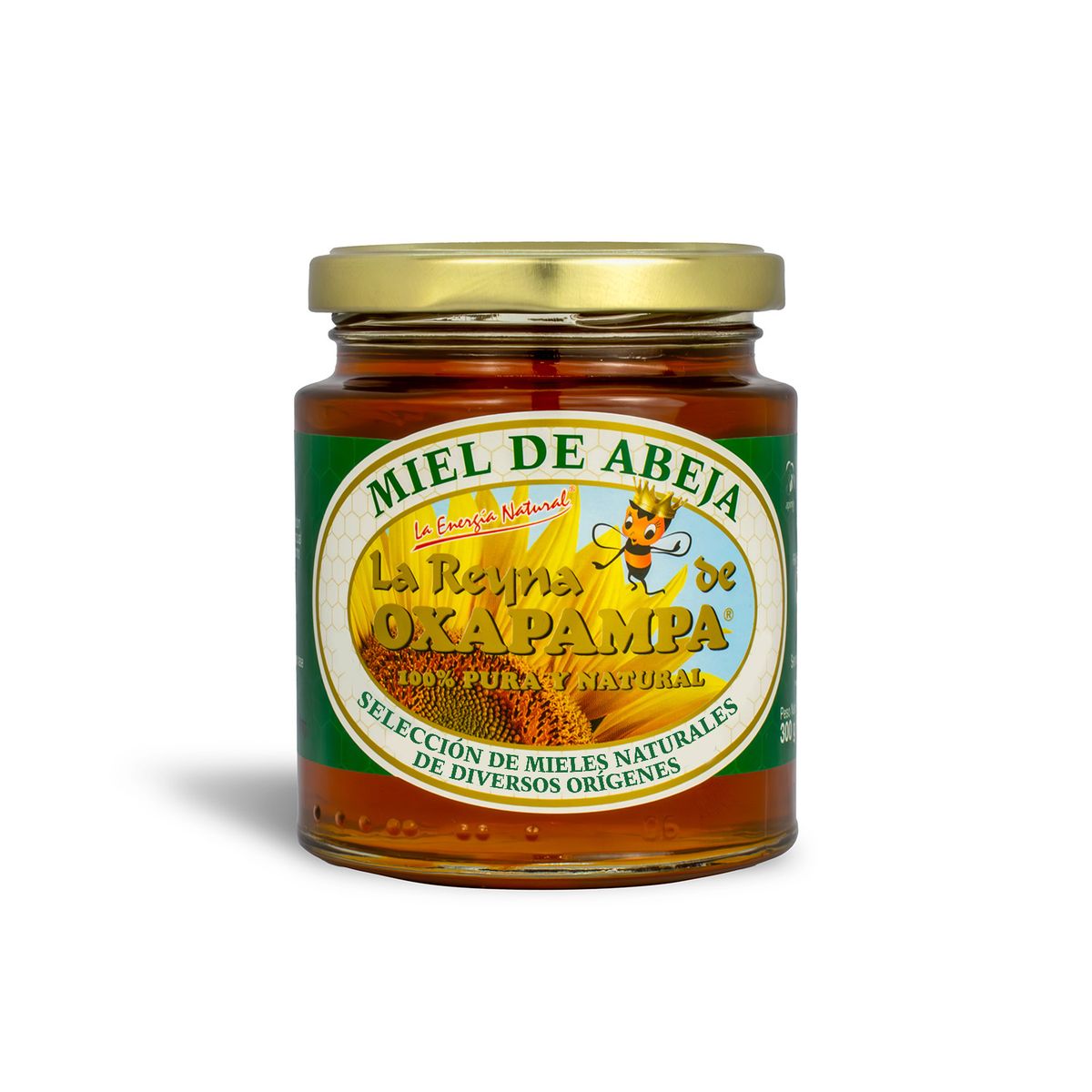 LA REINA DE OXAPAMPA - Miel de Abeja La Reyna de Oxapampa Envase 300 g