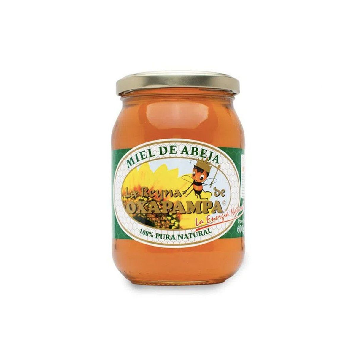 LA REINA DE OXAPAMPA - Miel de Abeja La Reyna de Oxapampa Envase 600 g