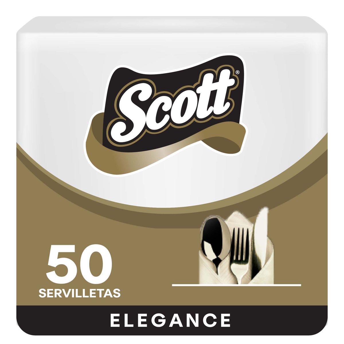 SCOTT - Servilletas Scott Elegance Empaque 50 Und