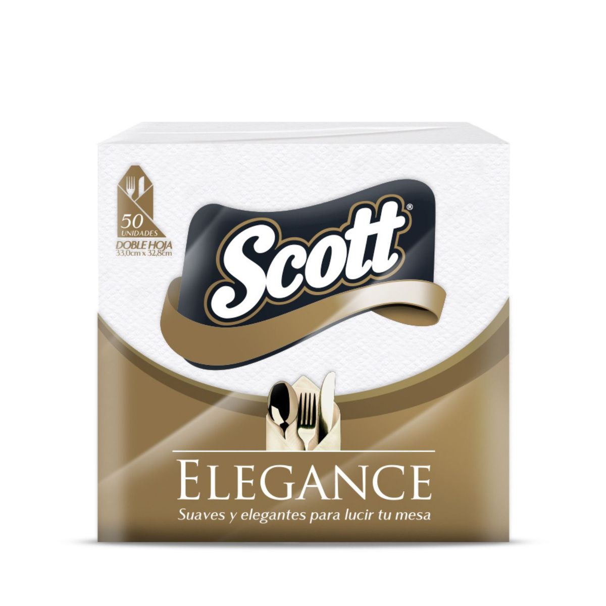 SCOTT - Servilletas Scott Elegance Empaque 50 Und