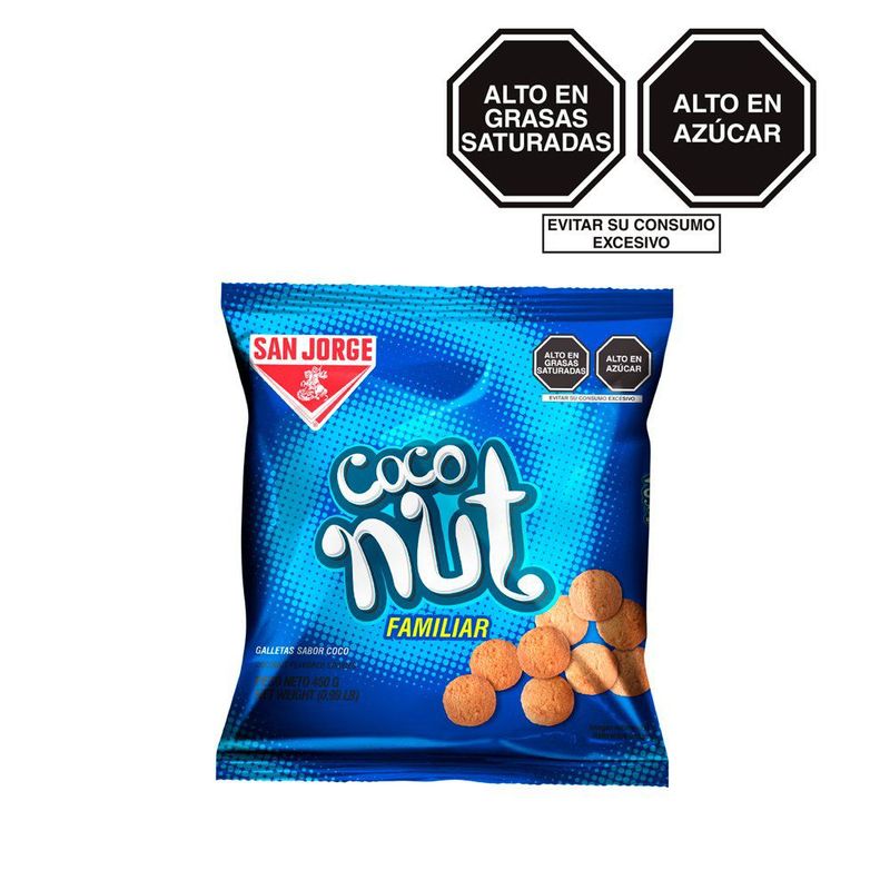 SAN JORGE - Galleta Coco Nut Familiar San Jorge 450 g