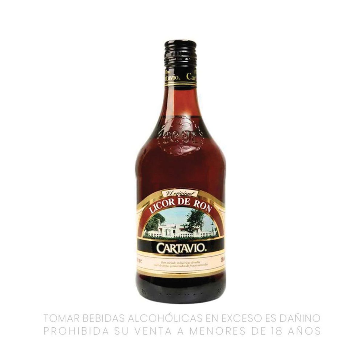 CARTAVIO - Licor de Ron Cartavio Botella 750 mL