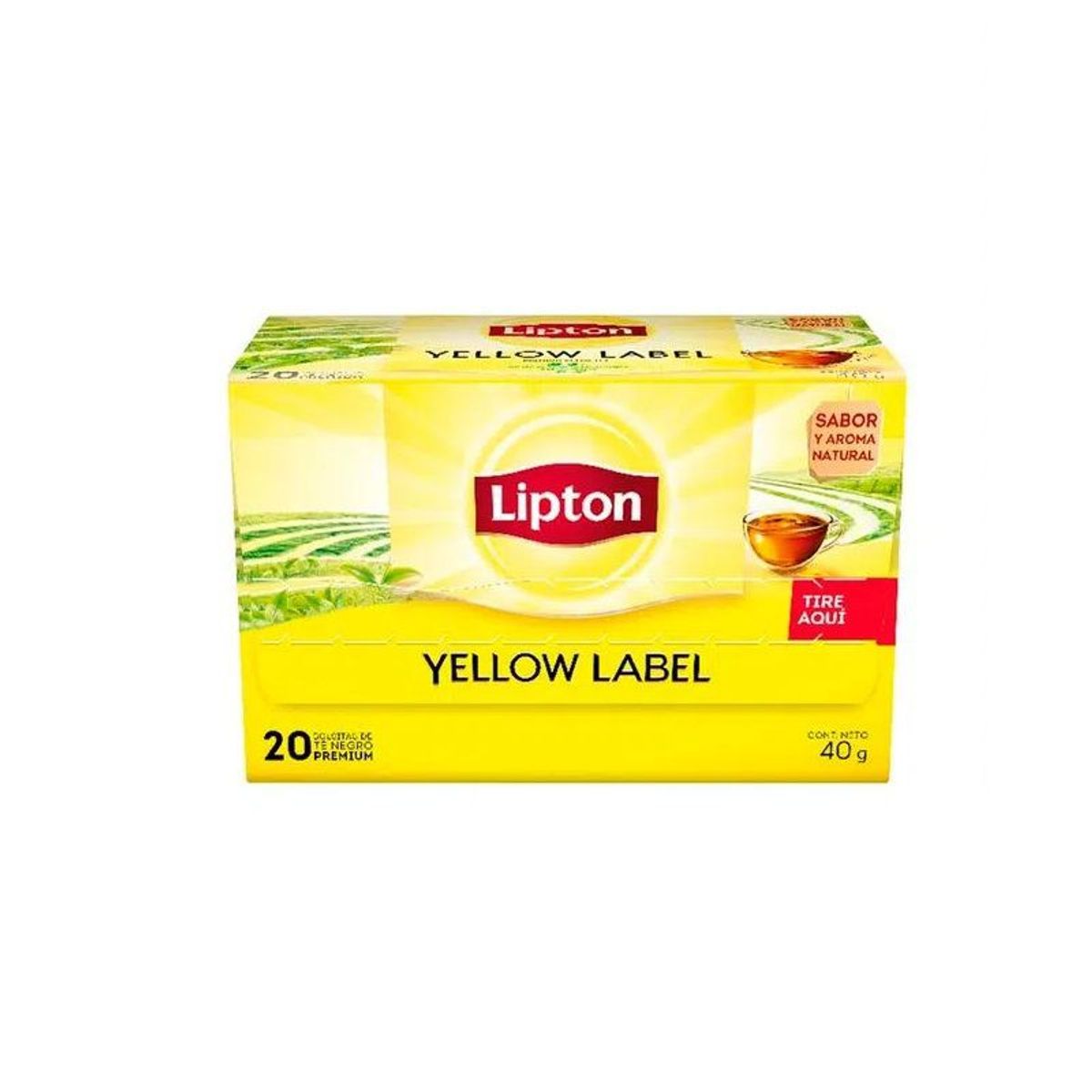 LIPTON - Té Negro Lipton Yellow Label Caja 20 Sobres