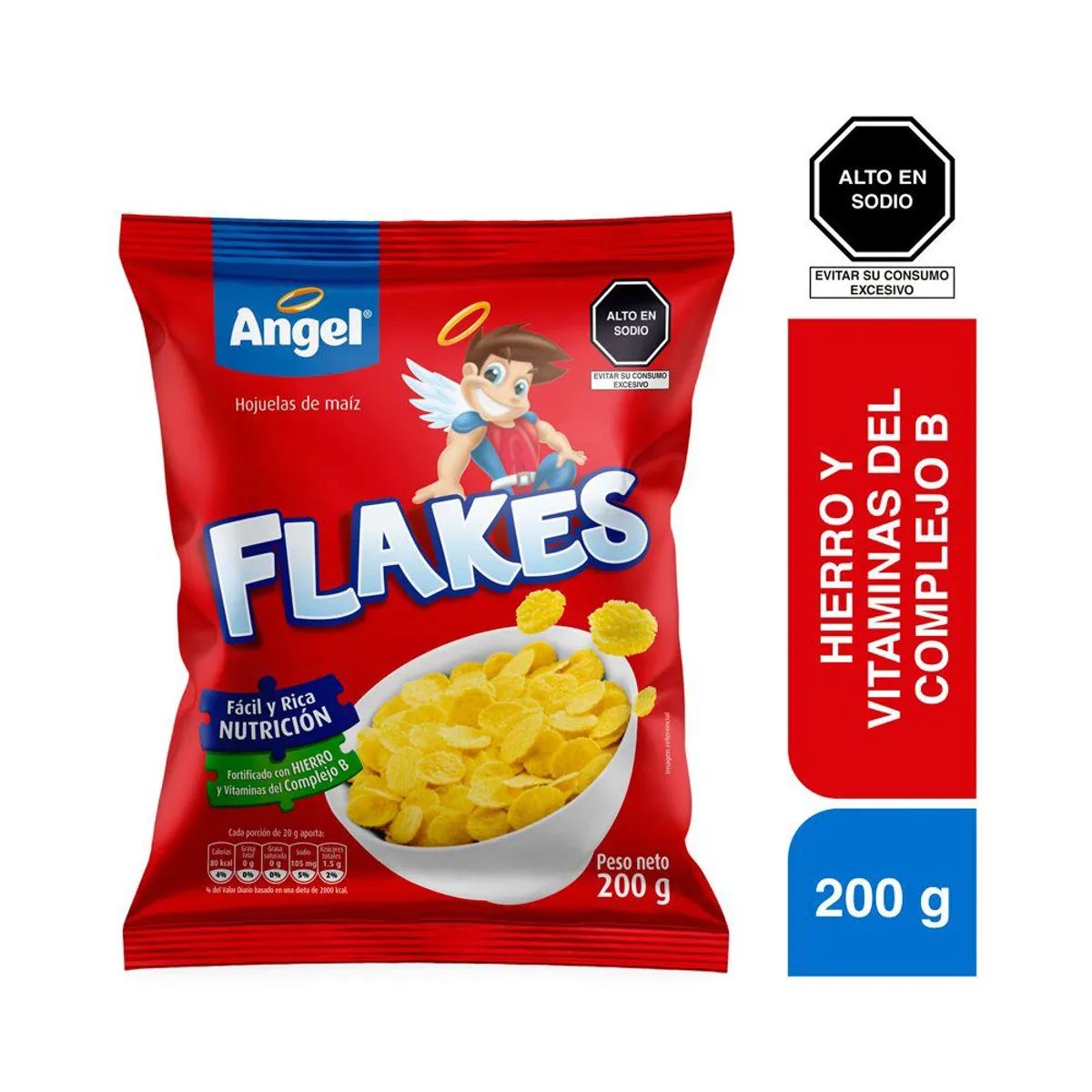 ANGEL - Hojuelas de Maíz Flakes Angel 200 g