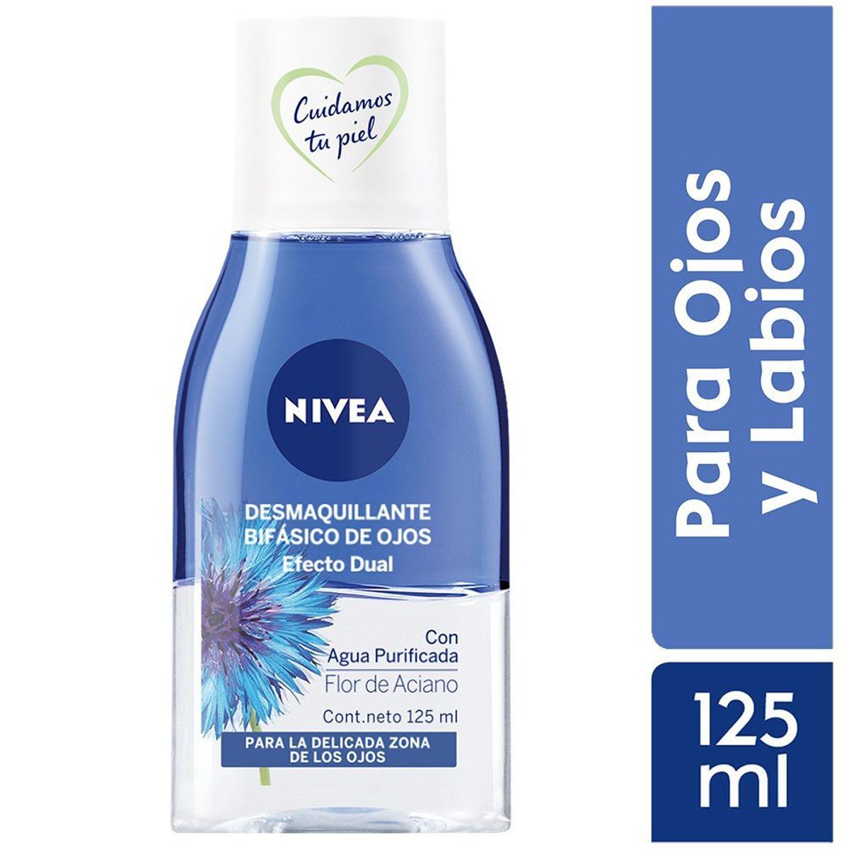 NIVEA - Desmaquillante Nivea Visage para Ojos y Labios Envase 125 mL